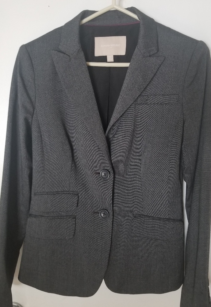 Banana Republic grey suit jacket/blazer